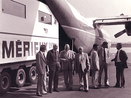 Charles Mérieux et associés devant cargaison IFFA