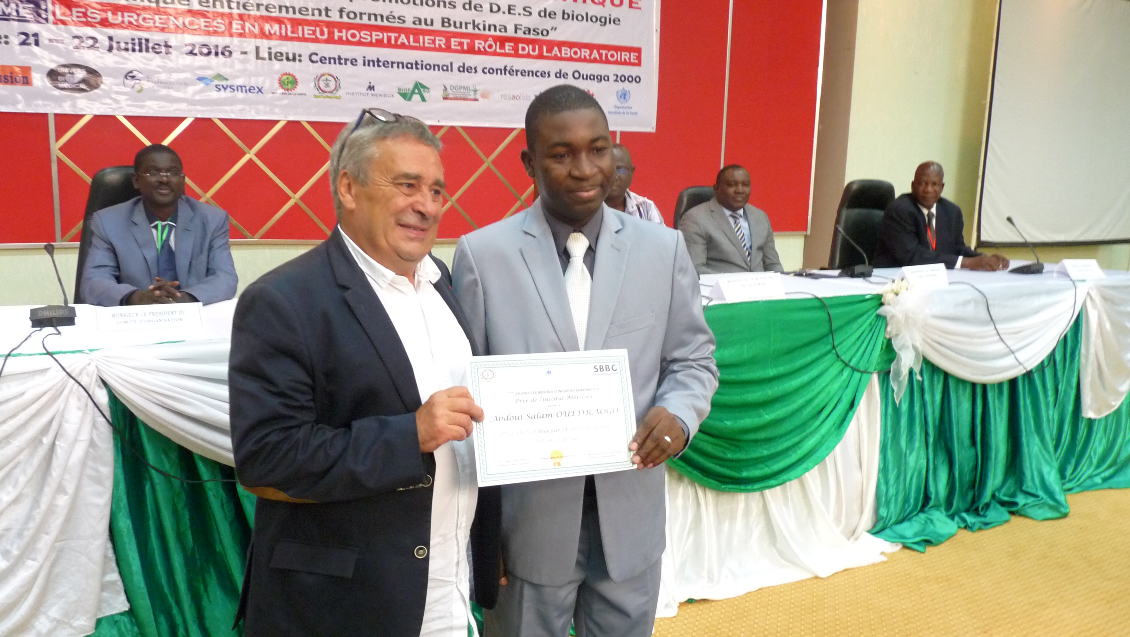 Young Investigators Awards - Burkina Faso 2016